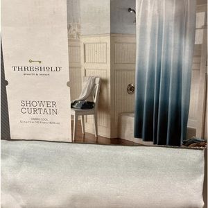 Target Threshold ombre shower curtain